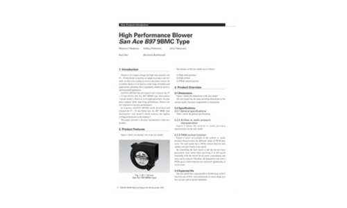 High Performance Blower San Ace B97 9BMC Type